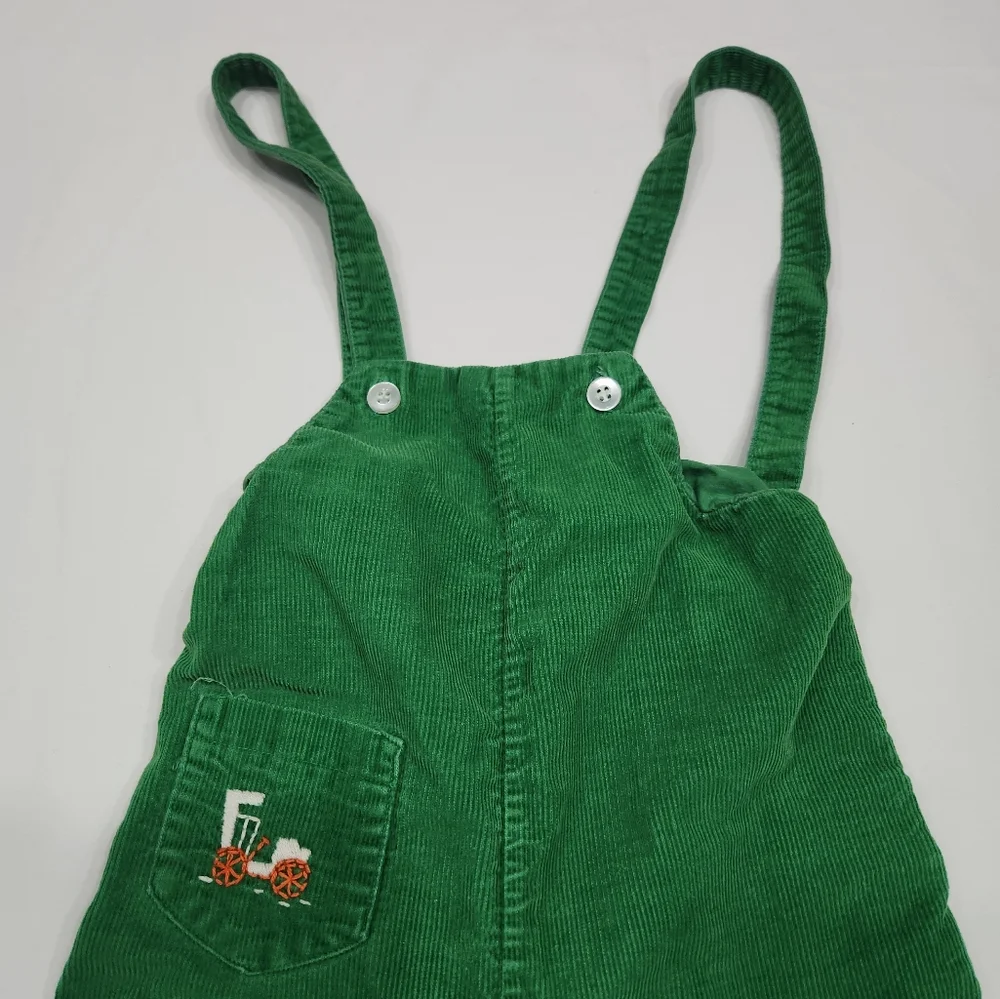 Healthtex Green Kids Corduroy Overalls